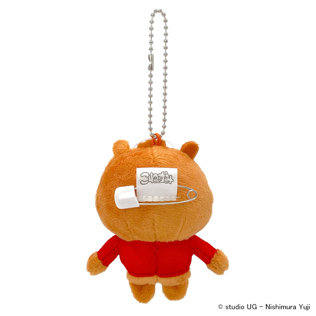 ぬいぐるみバッジ こねずみ 立ち