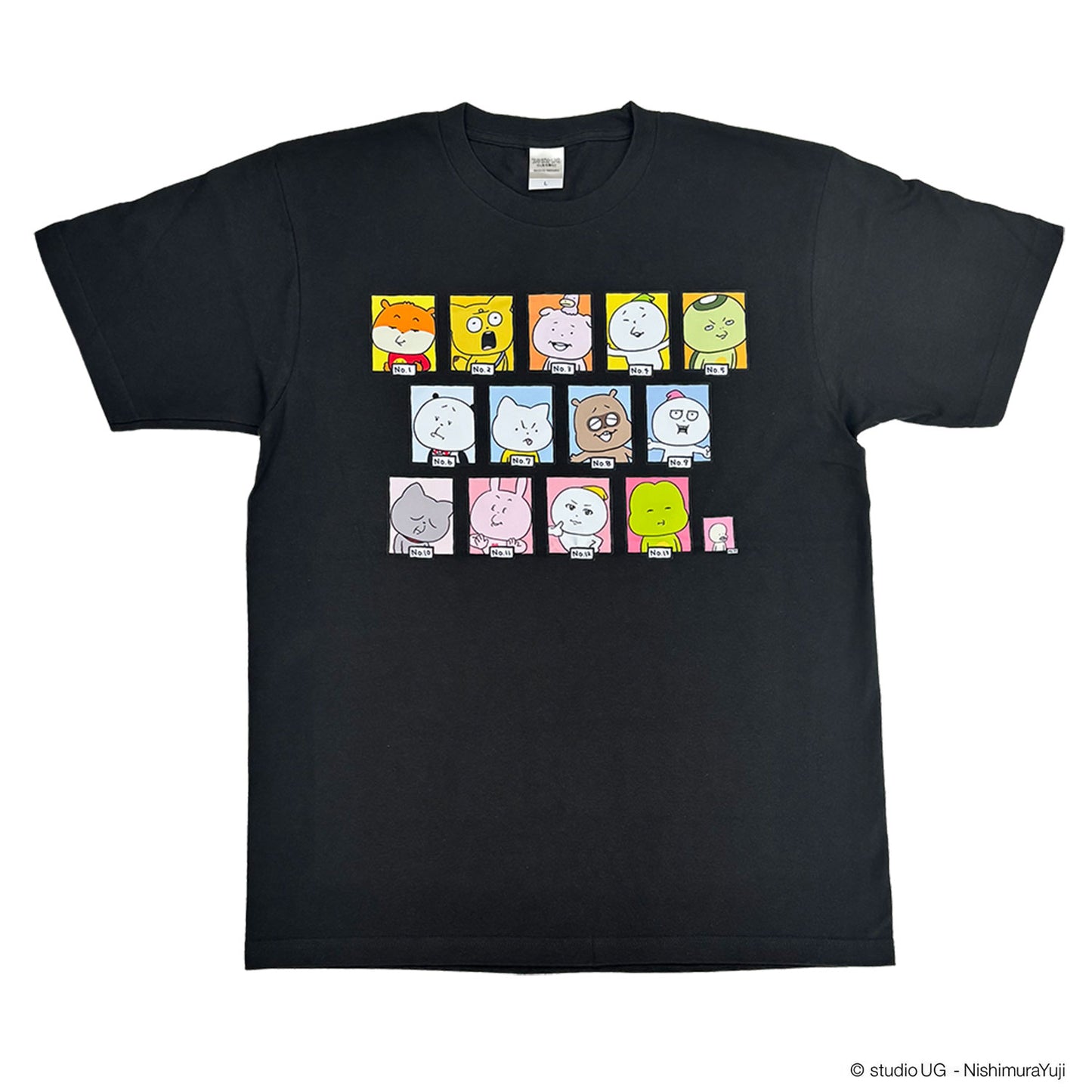 いいカオ選手権大会 Tシャツ BK