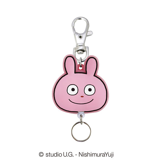 ラバーリールキーホルダー　ラブラビット