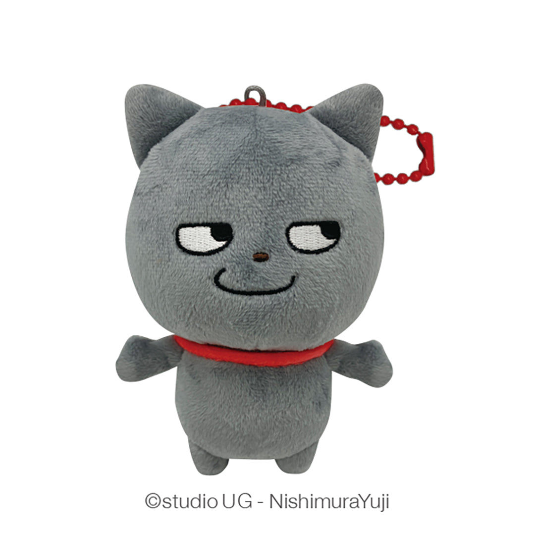 ぬいぐるみボールチェーン2　わるめのねこ