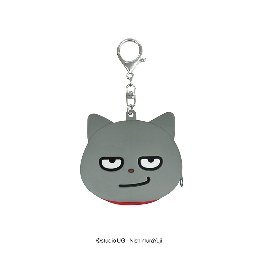 シリコンミニポーチ　わるめのねこ