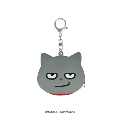 シリコンミニポーチ　わるめのねこ