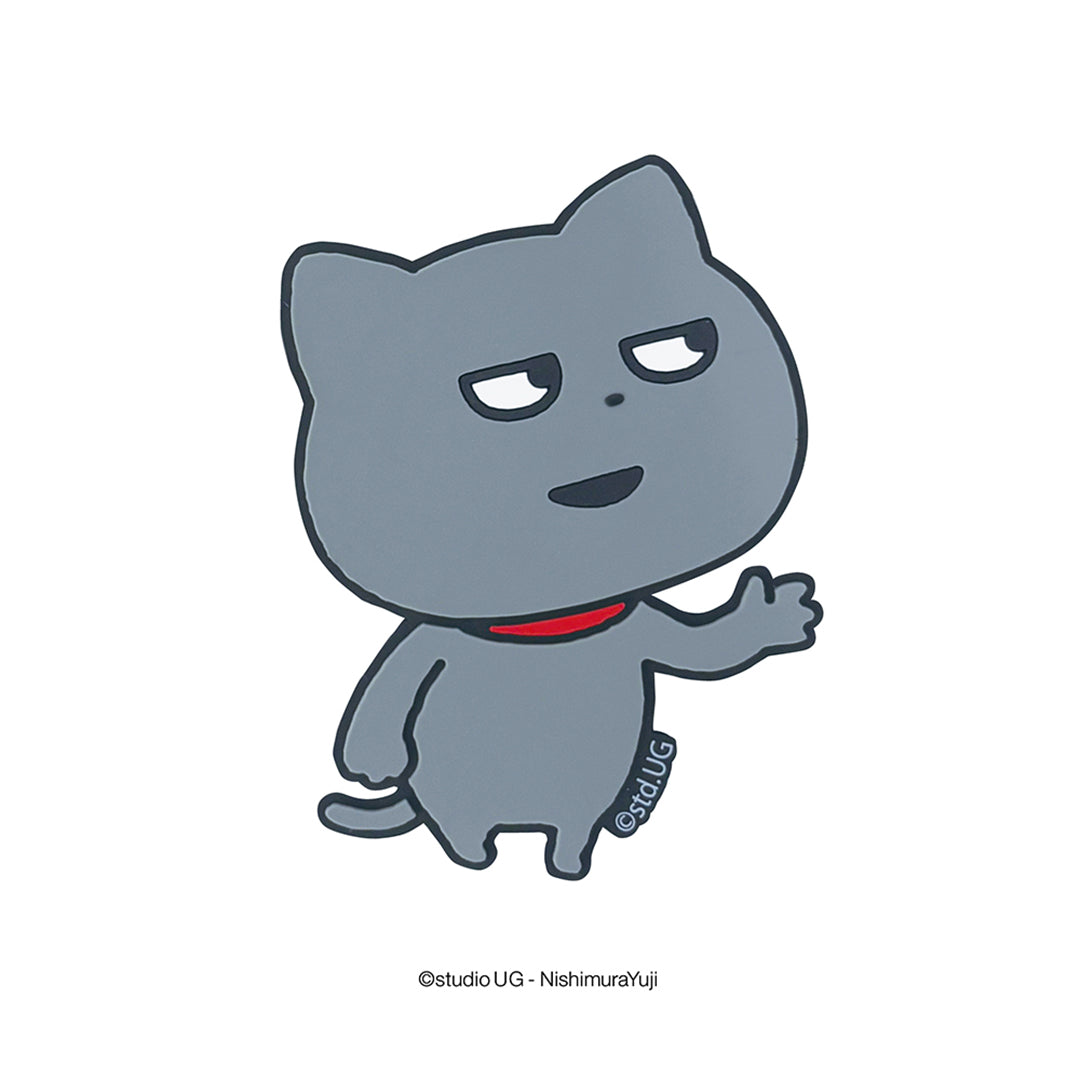 ぺったりラバー　わるめのねこ