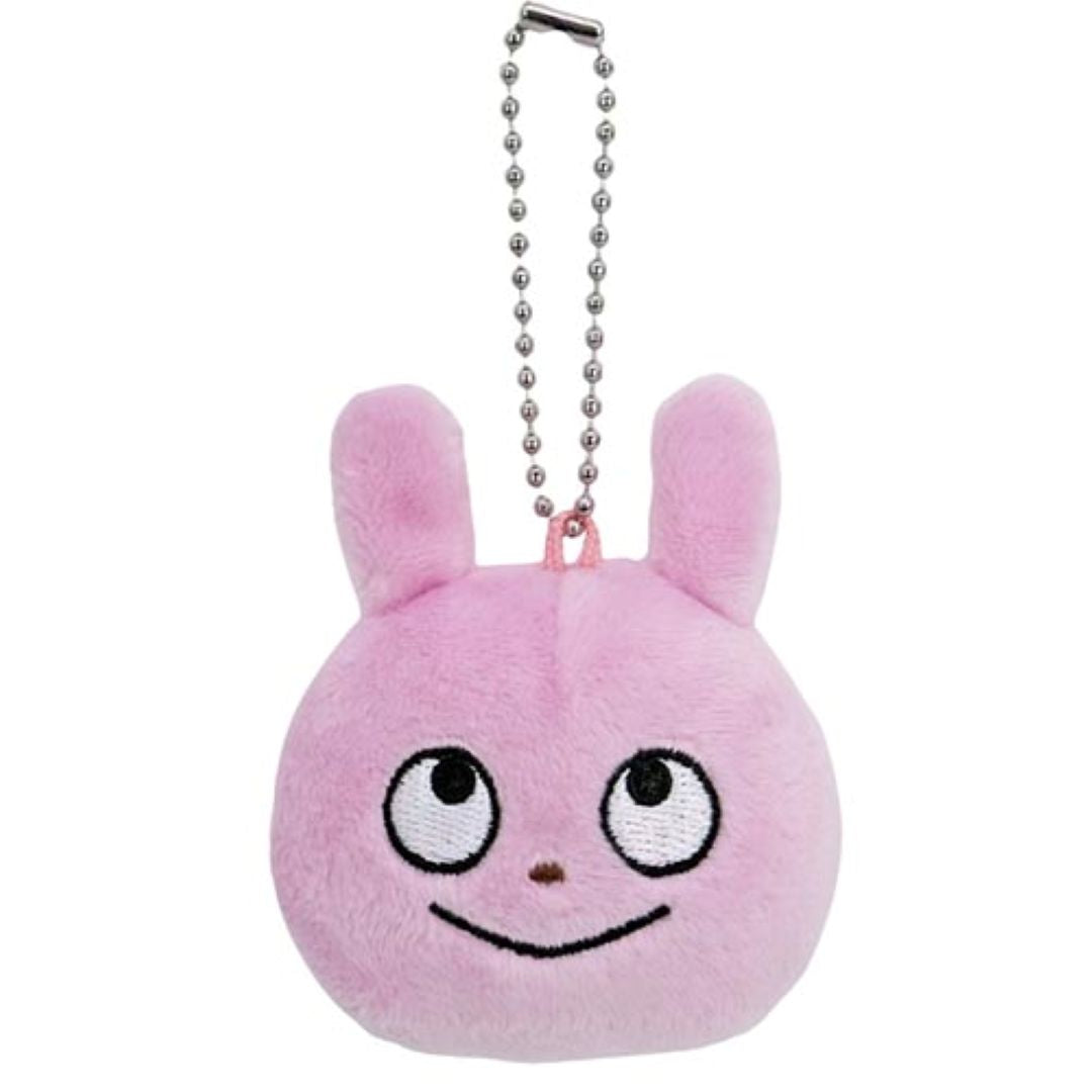 ぬいぐるバッジ　ラブラビット　フェイス