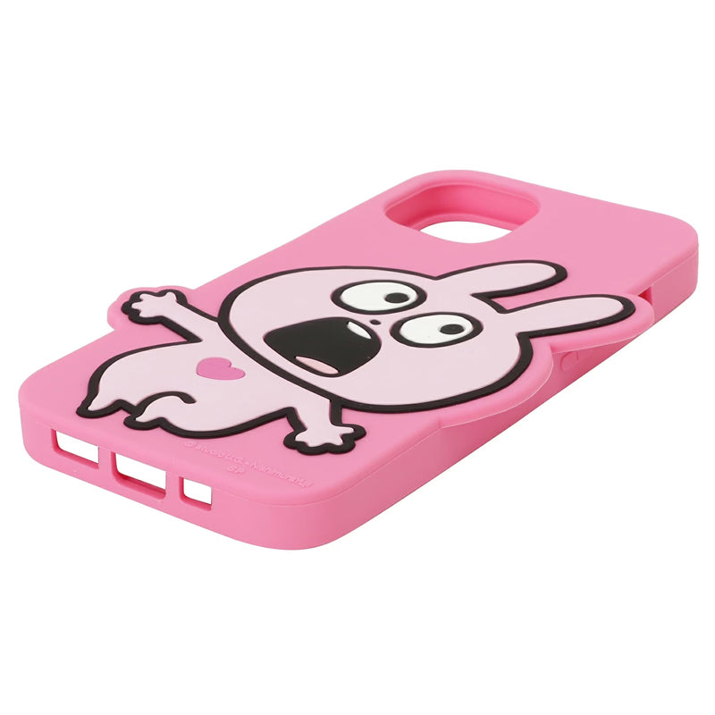 iPhoneケース　iPhone13/14　対応シリコンケース　ラブラビット