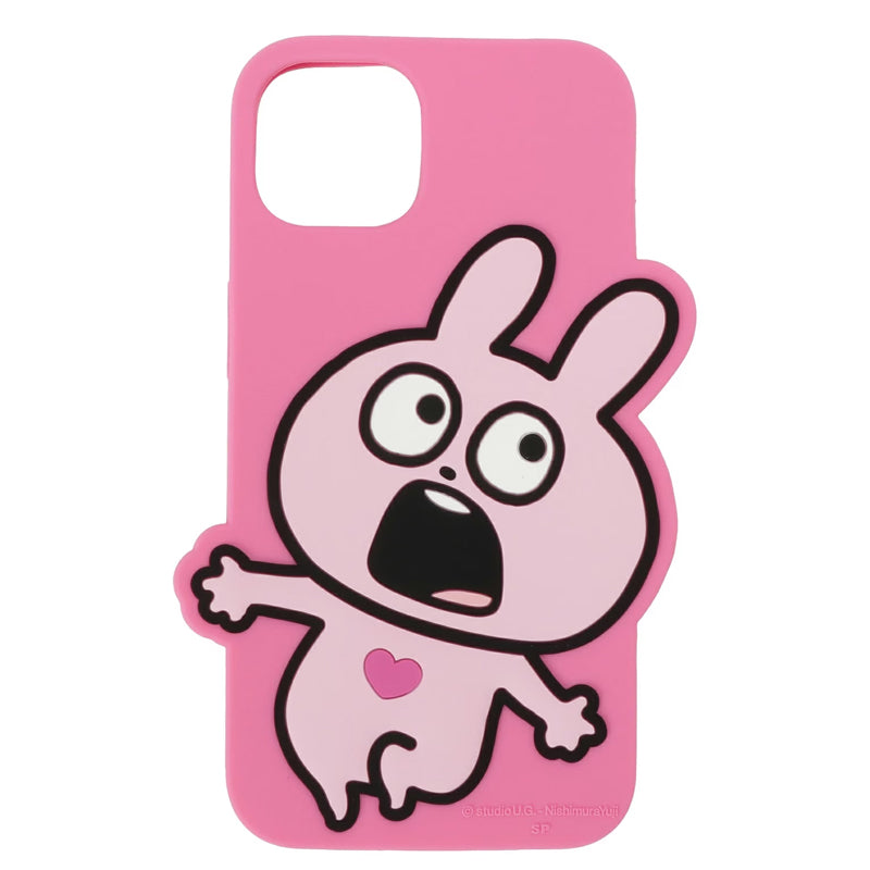 iPhoneケース　iPhone13/14　対応シリコンケース　ラブラビット