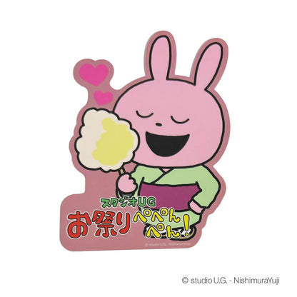 お祭りぺぺんぺん!　キャラクターステッカー　ラブラビット