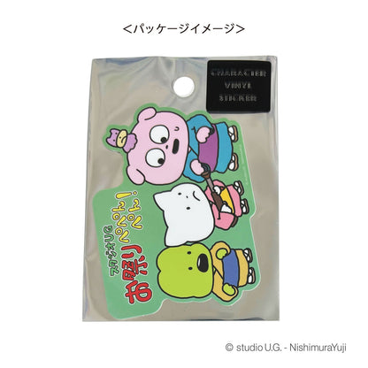 お祭りぺぺんぺん!　キャラクターステッカー　射的