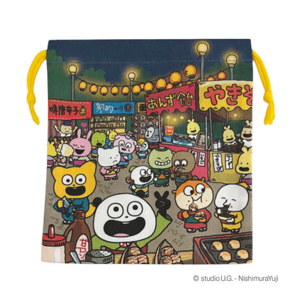 お祭りぺぺんぺん!　巾着　キービジュアル