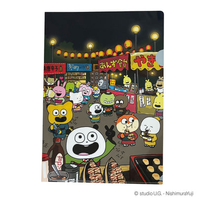 お祭りぺぺんぺん!　クリアファイル　キービジュアル