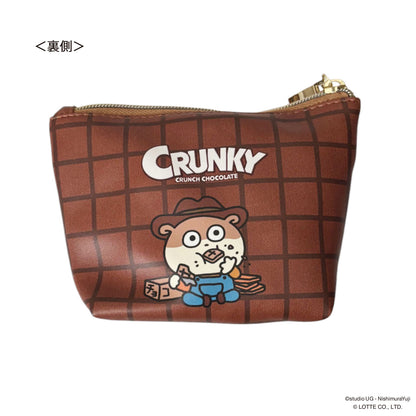 合皮ポーチ　クランキーぼうや　チョコ