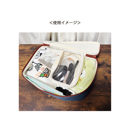 収納ポーチM　スタジオUG　「旅するごきげんぱんだ」
