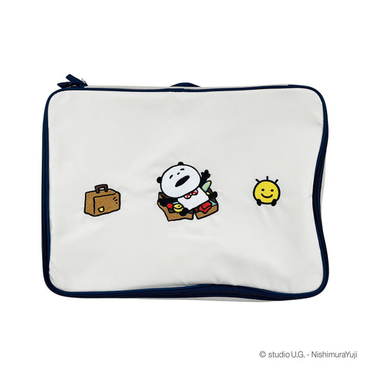 収納ポーチL　スタジオUG　「旅するごきげんぱんだ」