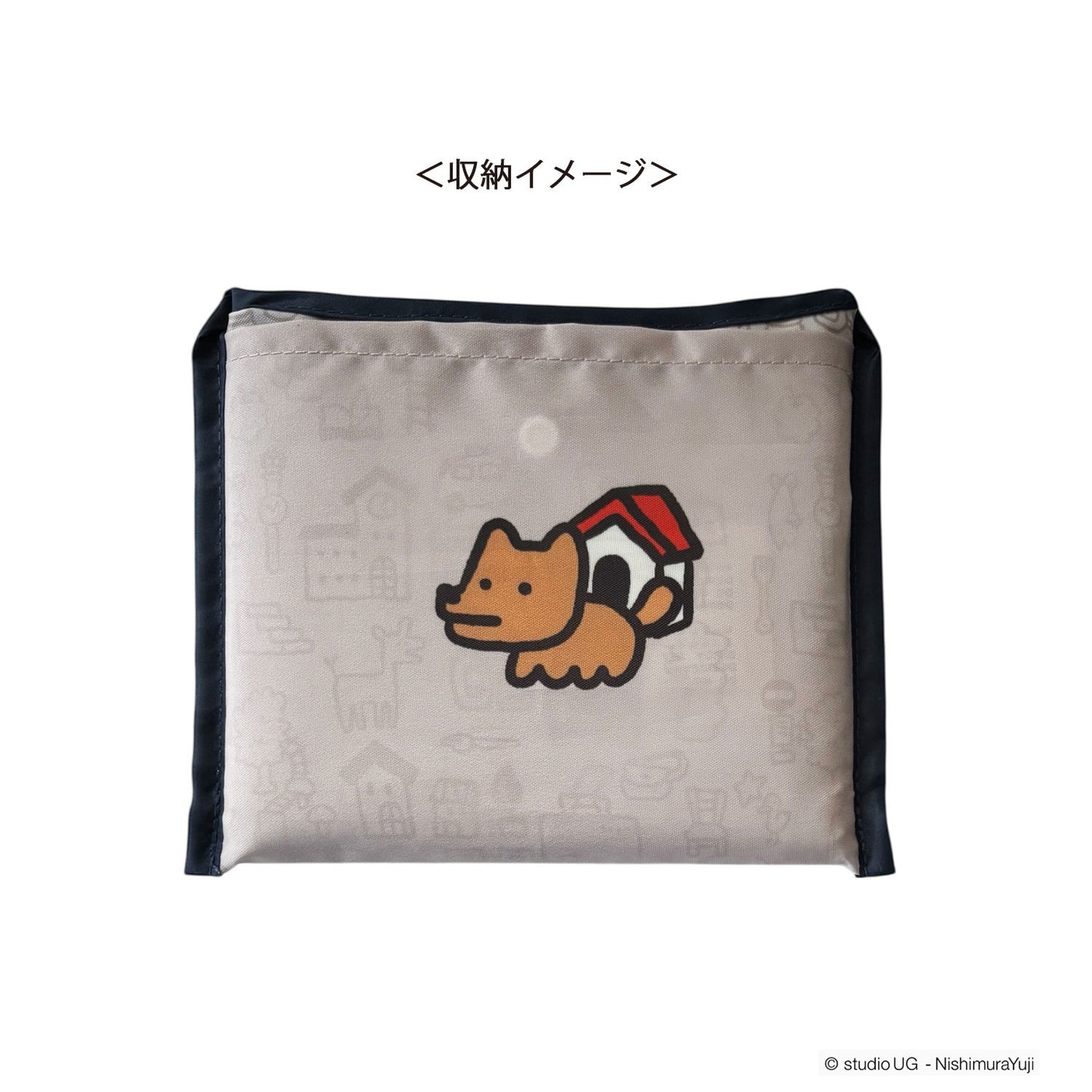 ショッピングバッグA　スタジオUG「旅するごきげんぱんだ」