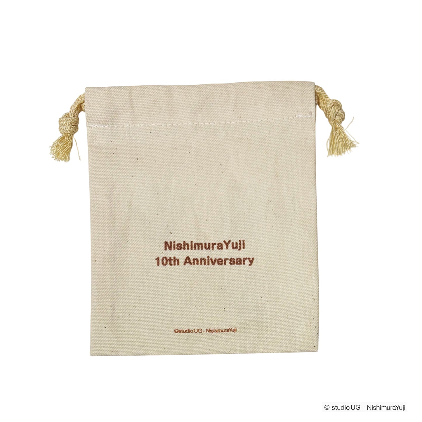 巾着　スタジオUG　こねずみ　NishimuraYuji 10th Anniv