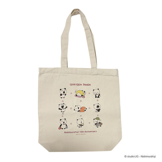 トートバッグ　スタジオUG　ごきげんぱんだ　NishimuraYuji 10th Anniv