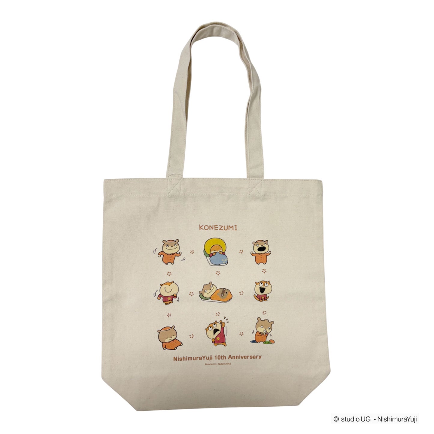 トートバッグ　スタジオUG　こねずみ　NishimuraYuji 10th Anniv
