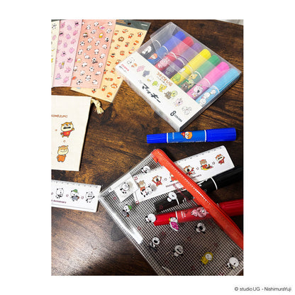 クリアペンポーチ　スタジオUG　ごきげんぱんだ　NishimuraYuji 10th Anniv