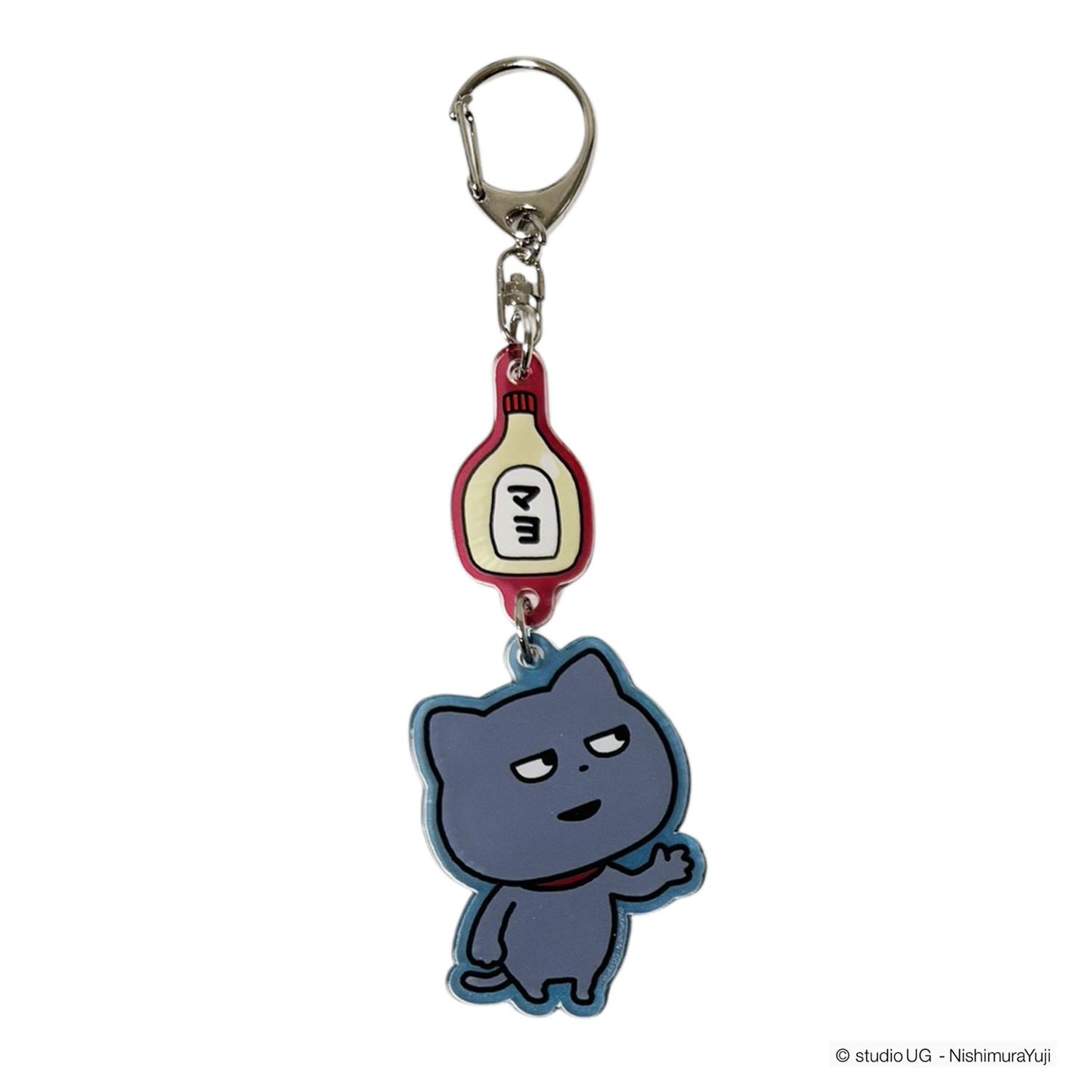 2連アクリルキーホルダー　スタジオUG　わるめのねこ　(ねぇちょっと)