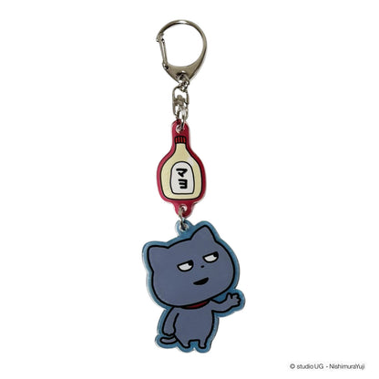 2連アクリルキーホルダー　スタジオUG　わるめのねこ　(ねぇちょっと)