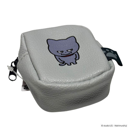 カラビナ付きミニポーチ　スタジオUG　わるめのねこ