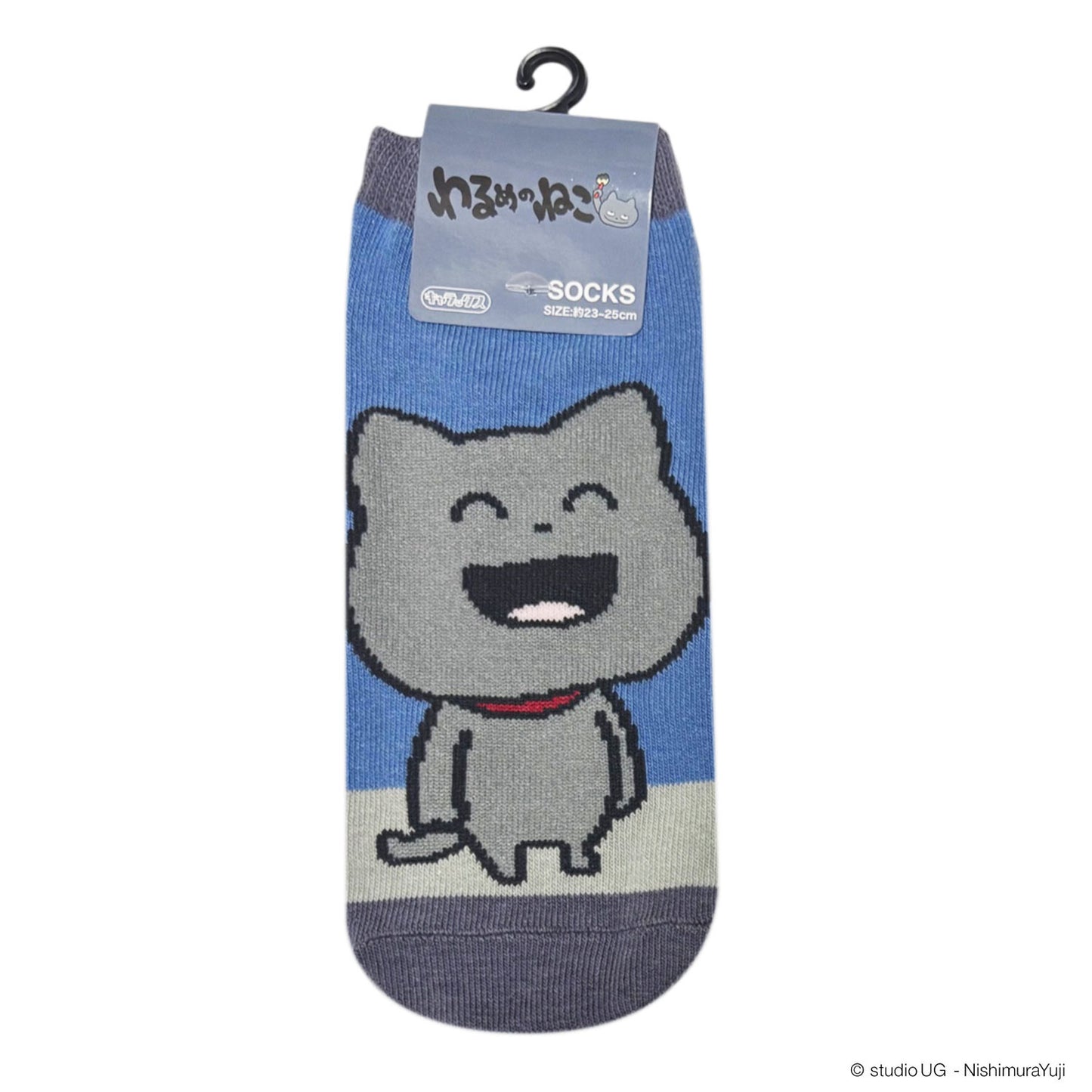 キャラックス　靴下　スタジオUG　わるめのねこ　にへら