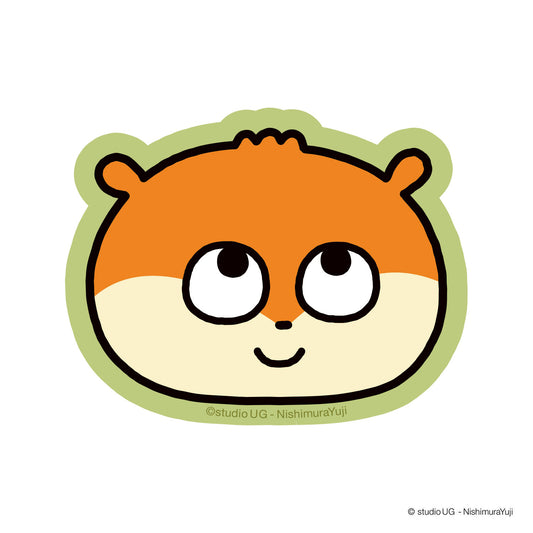 キャラクターステッカー　スタジオUG　こねずみ　フェイスLGR