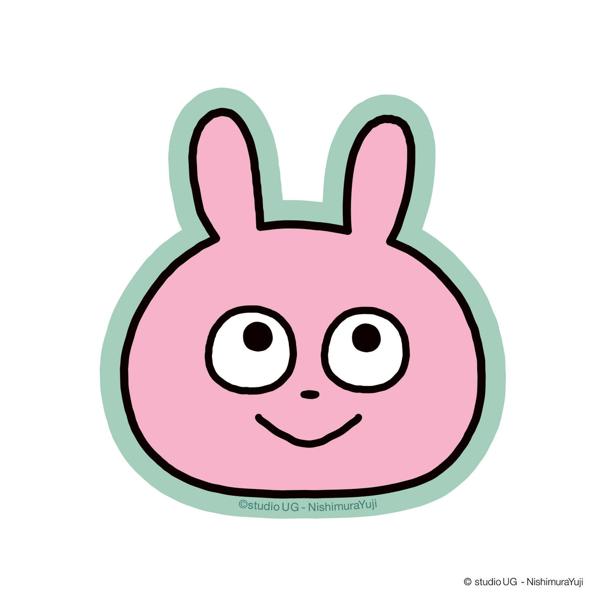 キャラクターステッカー　スタジオUG　ラブラビット　フェイスGR