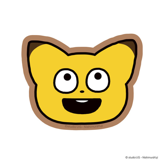 キャラクターステッカー　スタジオUG　金田こん　フェイスBR