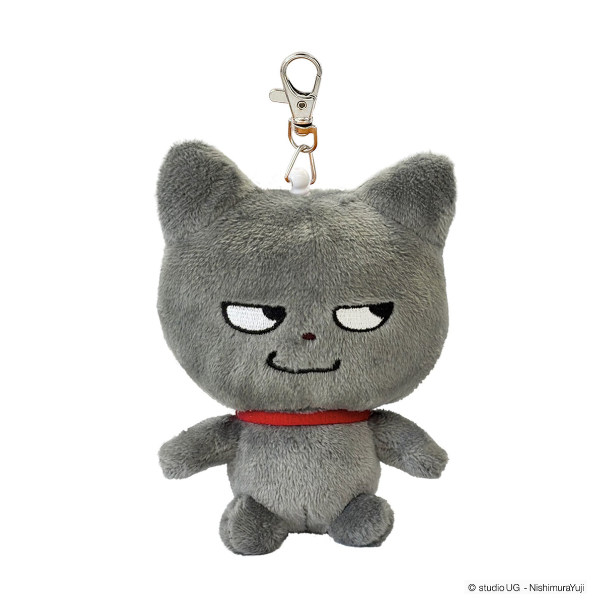 ふわふわリールポーチ　スタジオUG　わるめのねこ
