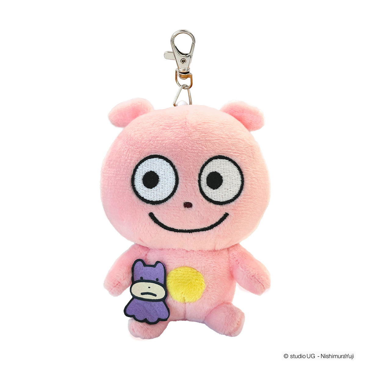 ふわふわリールポーチ　スタジオUG　考えすぎ ぴこちゃん