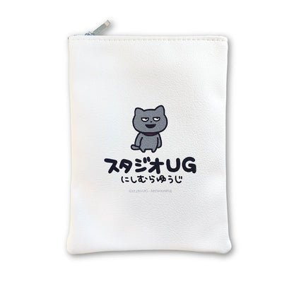 どうぶつ国縦ポーチ　わるめのねこ