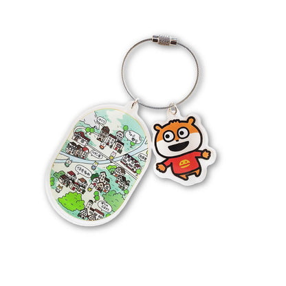 どうぶつ国アクリルキーホルダー　こねずみ