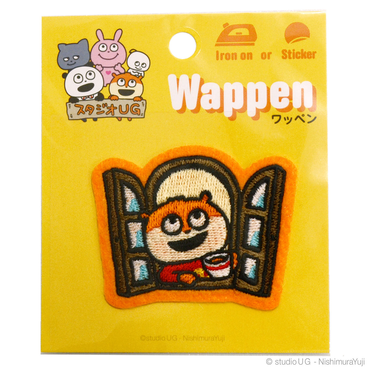 シールワッペン　こねずみ